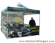 10 x 10 Pop Up Tent - Downey Police